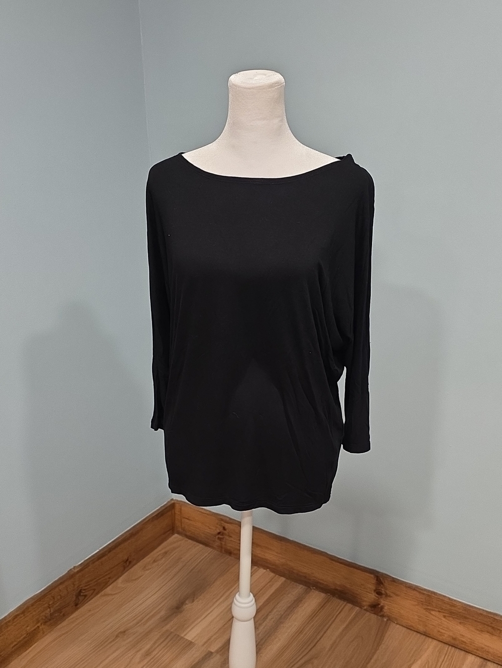 Banana Republic L/s Batwing Arm Shirt Black S